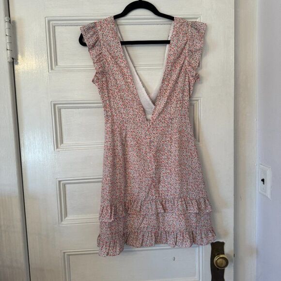 NWT Anthropologie Pink Floral Mini Dress Sundress - Picture 9 of 10